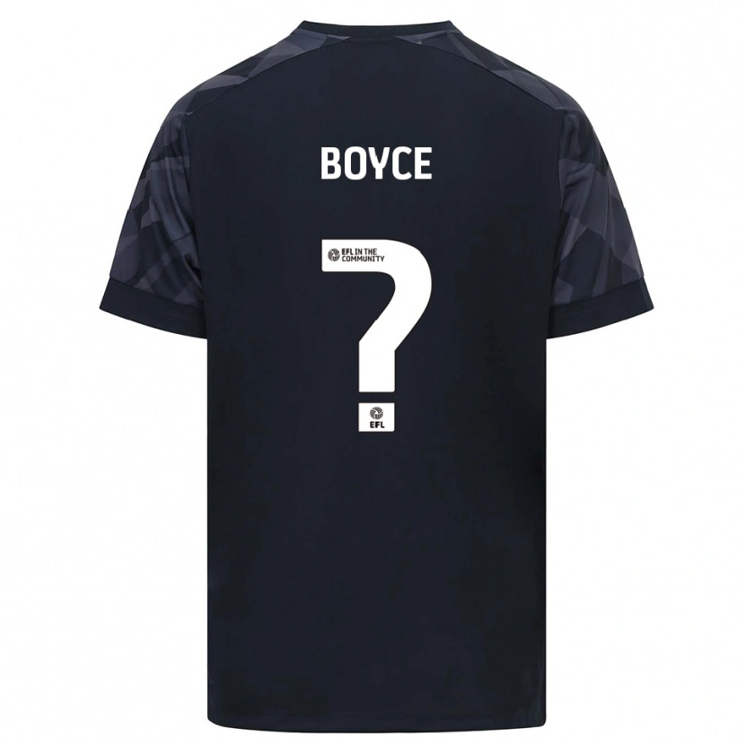 Danxen Niño Camiseta Oliver Boyce #0 Blanco Negro Portero Equipación 2025/26 La Camisa
