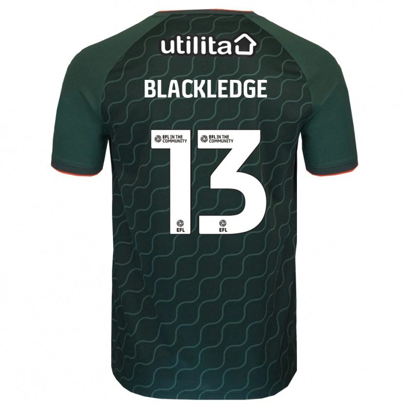 Danxen Niño Camiseta Henry Blackledge #13 Verde Oscuro Portero Equipación 2025/26 La Camisa