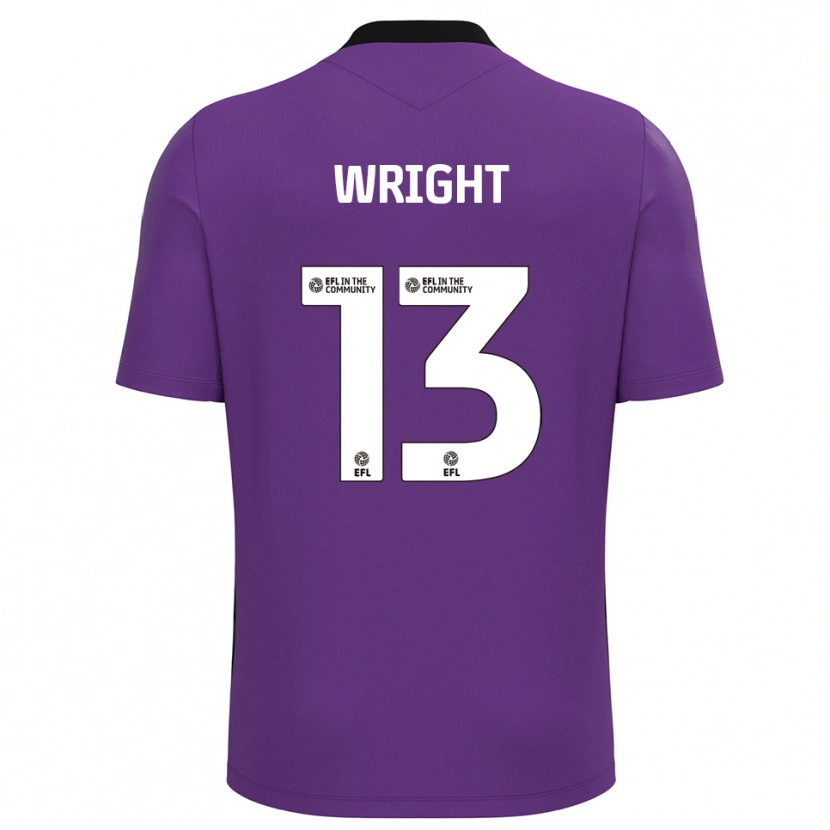 Danxen Niño Camiseta Oliver Wright #13 Índigo Portero Equipación 2025/26 La Camisa