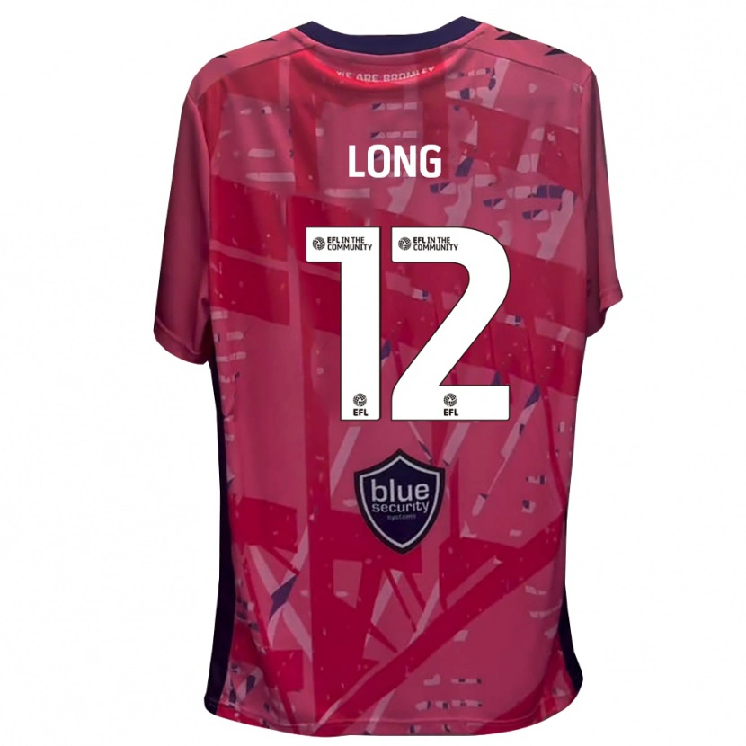 Danxen Niño Camiseta Sam Long #12 Blanco Rosa Portero Equipación 2025/26 La Camisa