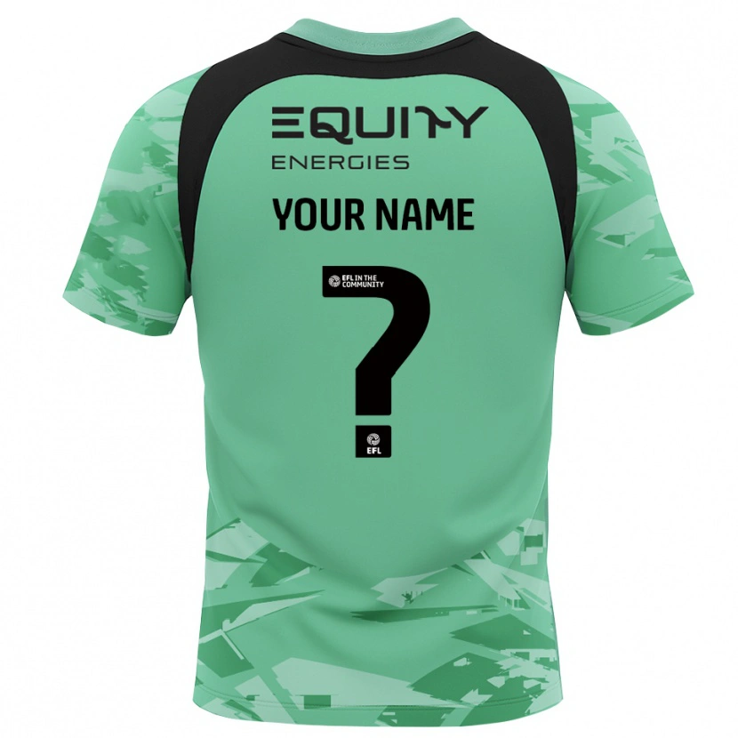 Danxen Niño Camiseta Milton Keynes Dons Negro Verde Claro Glack Portero Equipación 2025/26 La Camisa