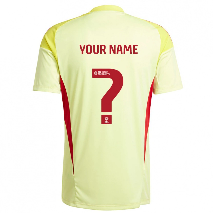 Danxen Niño Camiseta Swindon Town Amarillo Pálido Portero Equipación 2025/26 La Camisa