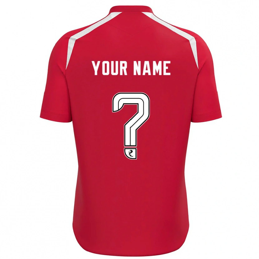 Danxen Niño Camiseta St Johnstone Blanco Rojo Portero Equipación 2025/26 La Camisa