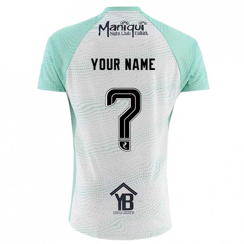 Danxen Niño Camiseta Falkirk FC Blanco Negro Portero Equipación 2025/26 La Camisa