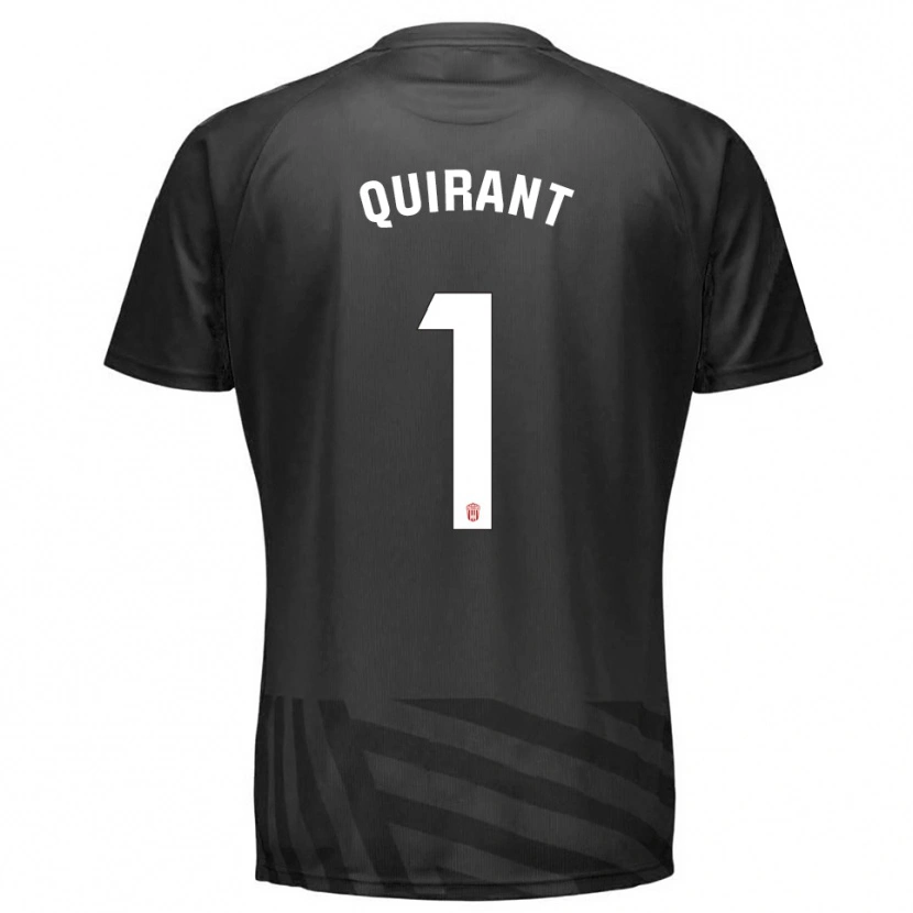 Danxen Niño Camiseta Luismi Quirant #1 Gris Negro Portero Equipación 2025/26 La Camisa