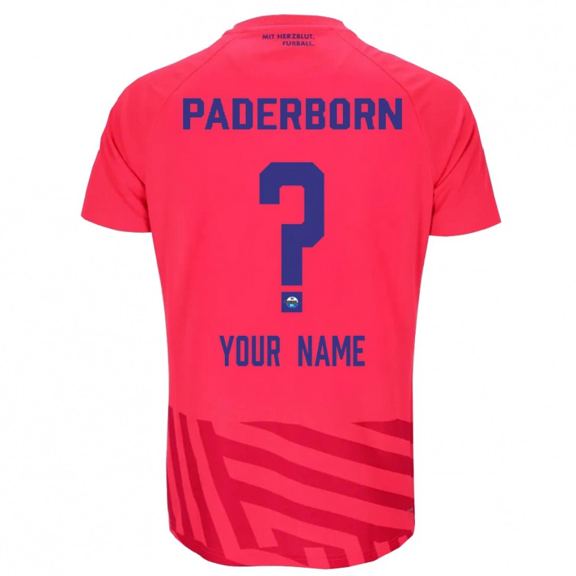 Danxen Niño Camiseta SC Paderborn 07 Negro Rojo Portero Equipación 2025/26 La Camisa