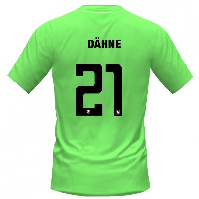 Danxen Niño Camiseta Thomas Dähne #21 Verde Primavera Portero Equipación 2025/26 La Camisa