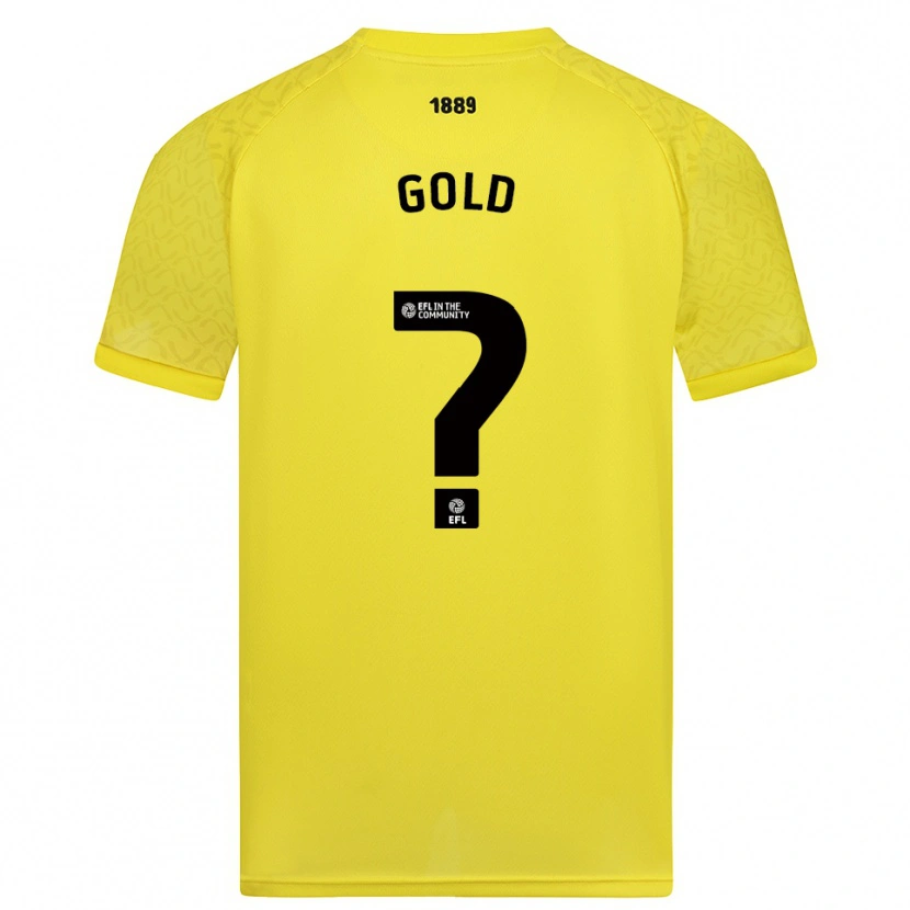Danxen Niño Camiseta Ethan Gold #0 Negro Amarillo Portero Equipación 2025/26 La Camisa