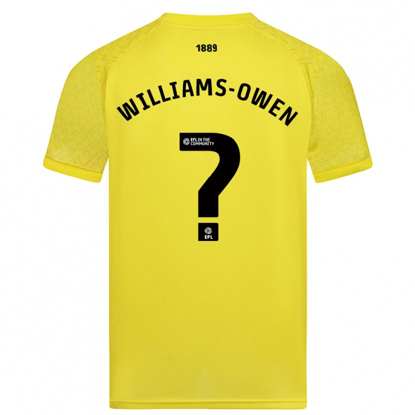 Danxen Niño Camiseta Brooke Williams-Owen #0 Negro Amarillo Portero Equipación 2025/26 La Camisa
