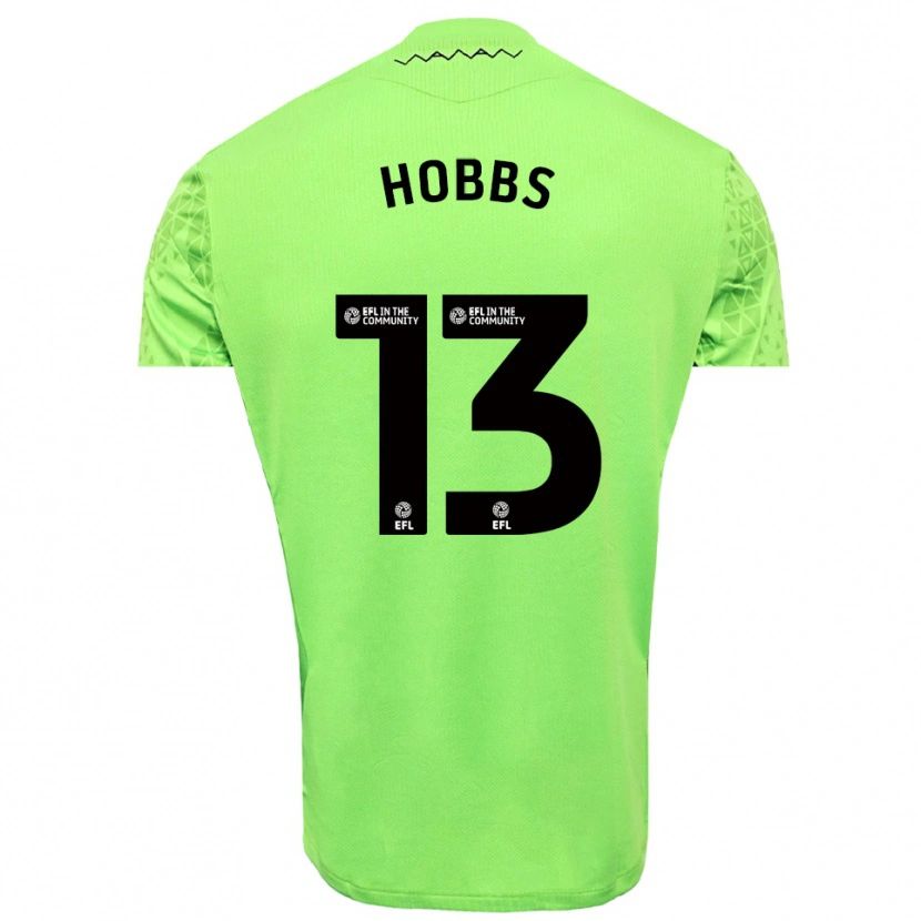 Danxen Niño Camiseta Charlie Hobbs #13 Negro Lima Portero Equipación 2025/26 La Camisa