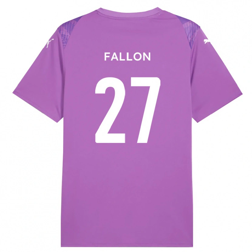 Danxen Niño Camiseta Louie Fallon #27 Orquídea Media Portero Equipación 2025/26 La Camisa