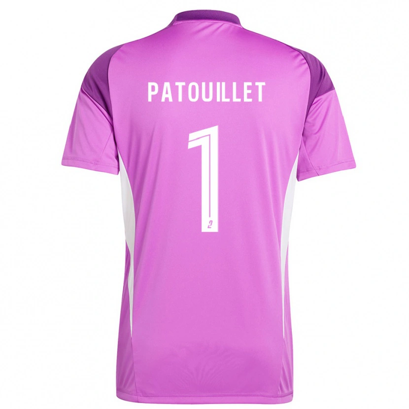 Danxen Niño Camiseta Mathieu Patouillet #1 Lavanda Portero Equipación 2025/26 La Camisa