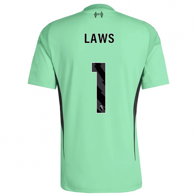 Danxen Niño Camiseta Rachael Laws #1 Aquamarina Portero Equipación 2025/26 La Camisa