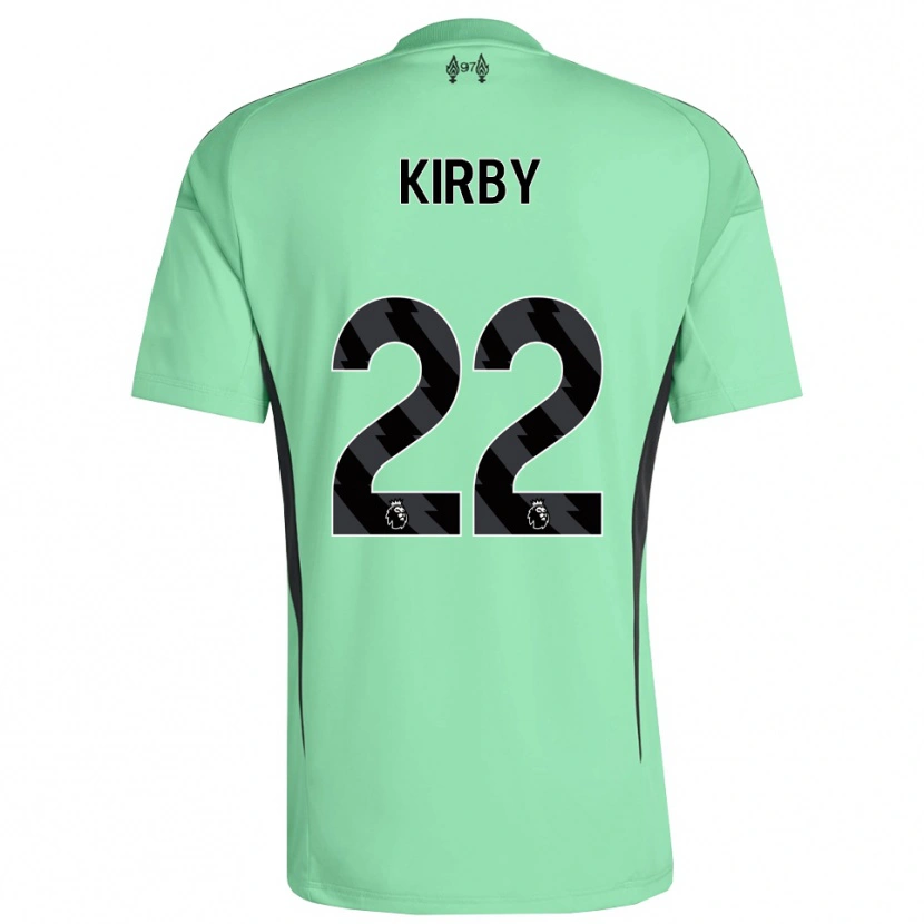 Danxen Niño Camiseta Faye Kirby #22 Aquamarina Portero Equipación 2025/26 La Camisa