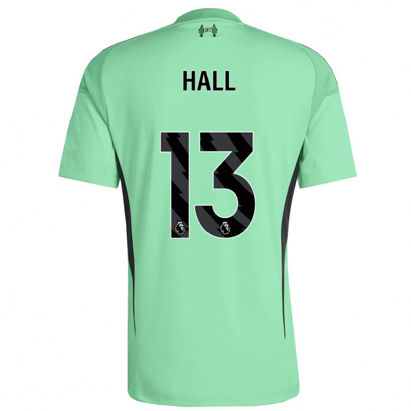 Danxen Niño Camiseta Bailey Hall #13 Aquamarina Portero Equipación 2025/26 La Camisa