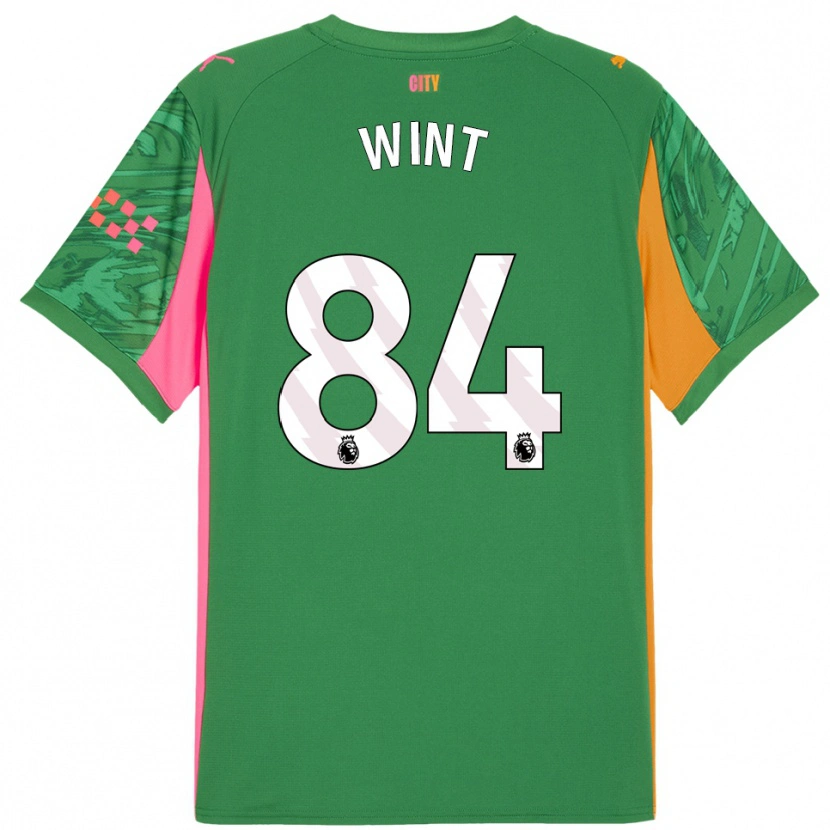 Danxen Niño Camiseta Jack Wint #84 Verde Naranja Portero Equipación 2025/26 La Camisa