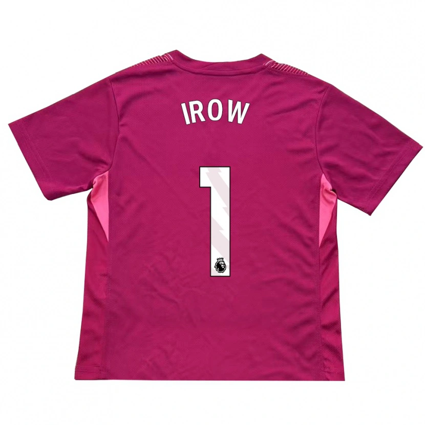 Danxen Niño Camiseta Blake Irow #1 Rosa Blanco Portero Equipación 2025/26 La Camisa