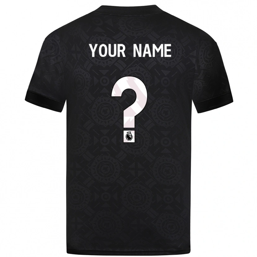 Danxen Niño Camiseta Wolverhampton Wanderers Blanco Negro Portero Equipación 2025/26 La Camisa