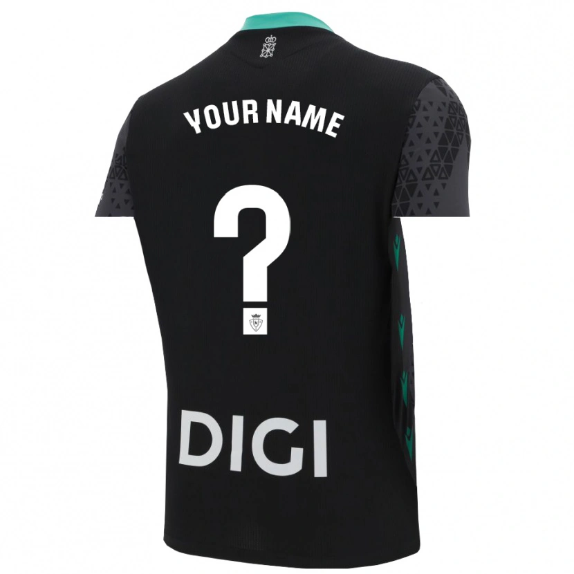 Danxen Niño Camiseta CA Osasuna Gris Oscuro Negro Portero Equipación 2025/26 La Camisa