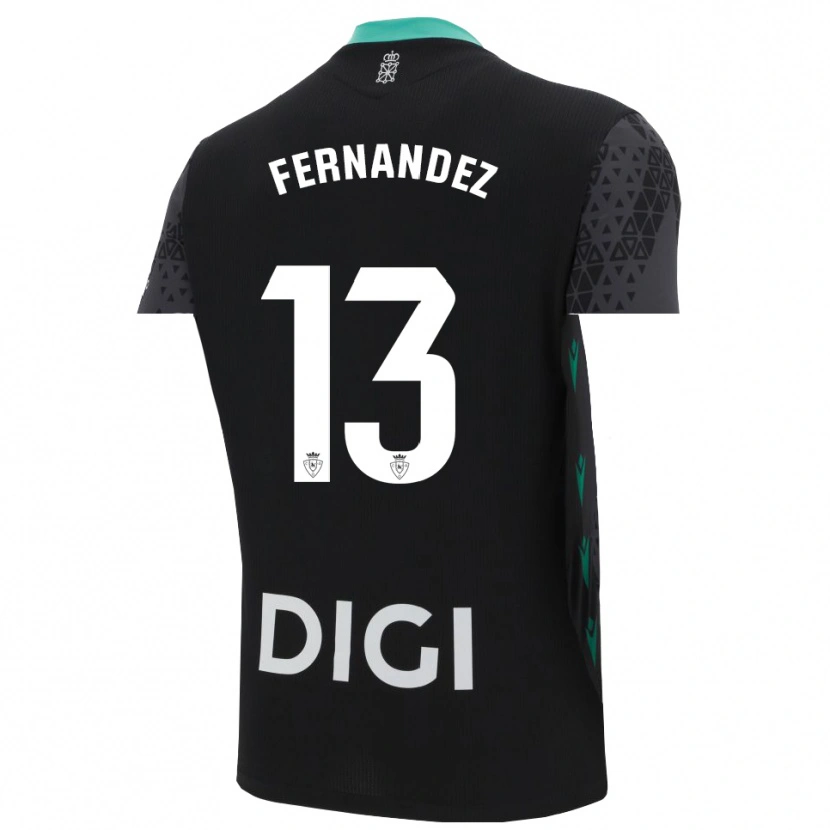 Danxen Niño Camiseta Aitor Fernández #13 Gris Oscuro Negro Portero Equipación 2025/26 La Camisa
