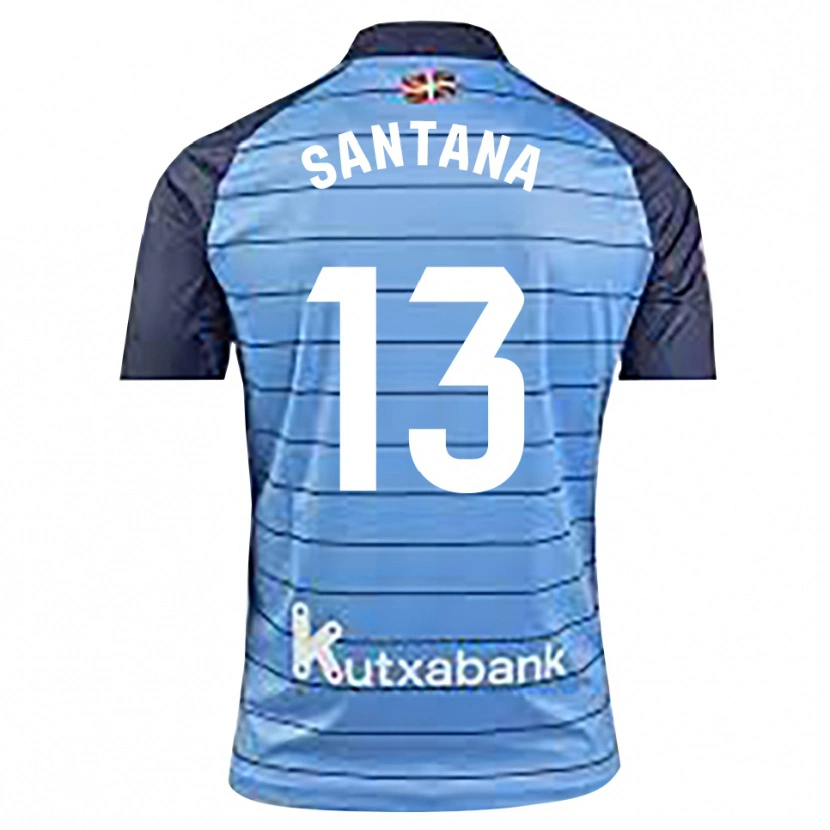 Danxen Niño Camiseta Olatz Santana #13 Azul Marino Portero Equipación 2025/26 La Camisa