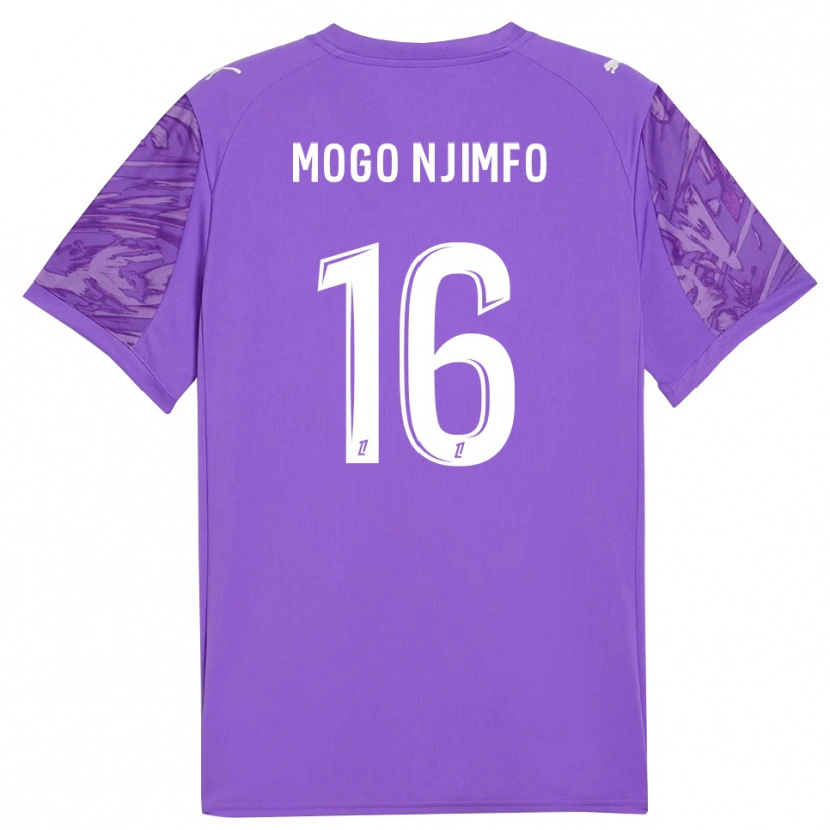 Danxen Niño Camiseta Arthur Mogo Njimfo #16 Blanco Lilo Portero Equipación 2025/26 La Camisa