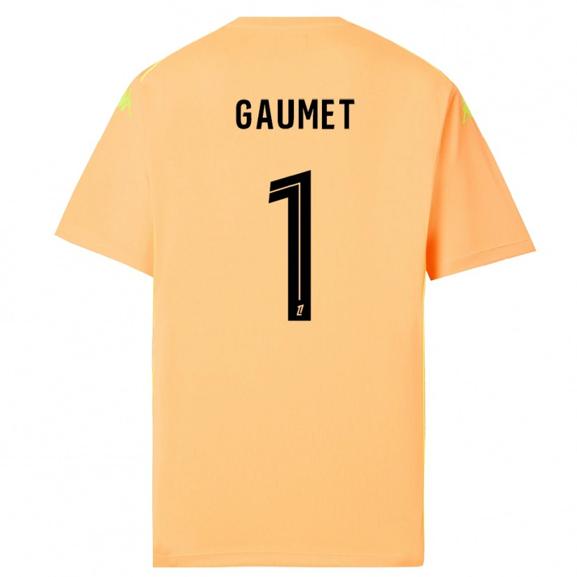 Danxen Niño Camiseta Noa Gaumet #1 Naranja Oscuro Negro Portero Equipación 2025/26 La Camisa