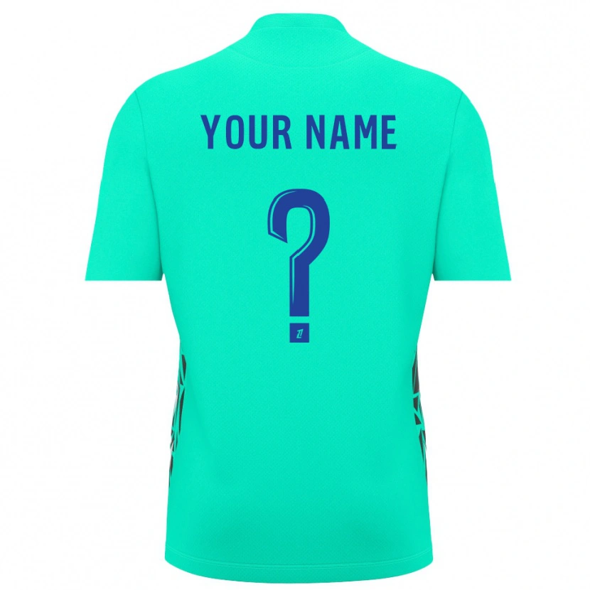 Danxen Niño Camiseta AJ Auxerre Azul Aguamarina Portero Equipación 2025/26 La Camisa