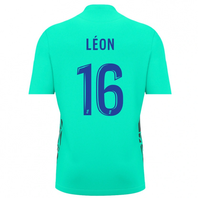 Danxen Niño Camiseta Donovan Léon #16 Azul Aguamarina Portero Equipación 2025/26 La Camisa