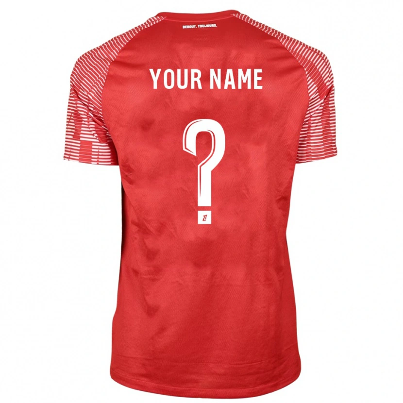 Danxen Niño Camiseta Angers SCO Rojo Blanco Portero Equipación 2025/26 La Camisa