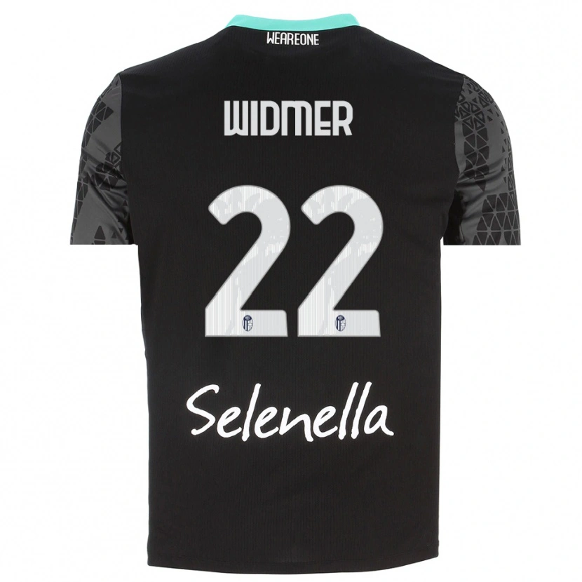 Danxen Niño Camiseta Renato Widmer D'Autilia #22 Gris Negro Blanco Portero Equipación 2025/26 La Camisa