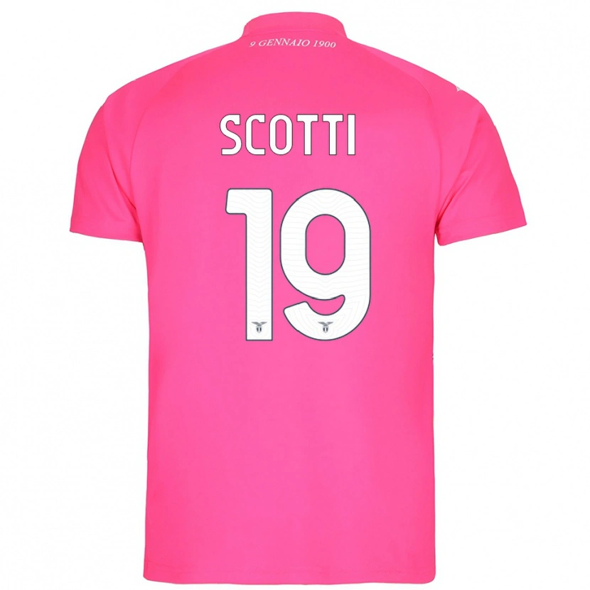 Danxen Niño Camiseta Asia Scotti #19 Rosa Profundo Portero Equipación 2025/26 La Camisa