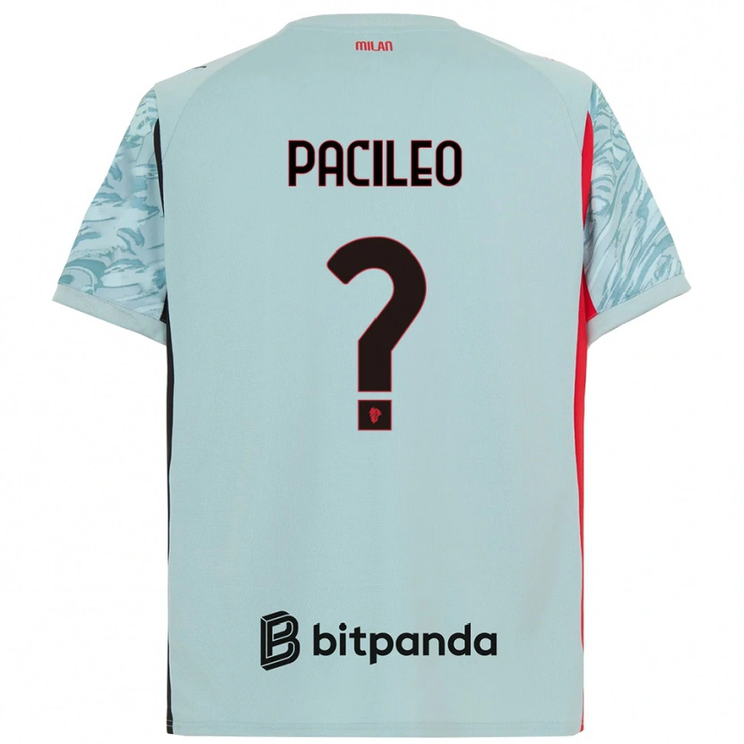 Danxen Niño Camiseta Alessandro Pacileo #0 Azul Claro Rojo Portero Equipación 2025/26 La Camisa