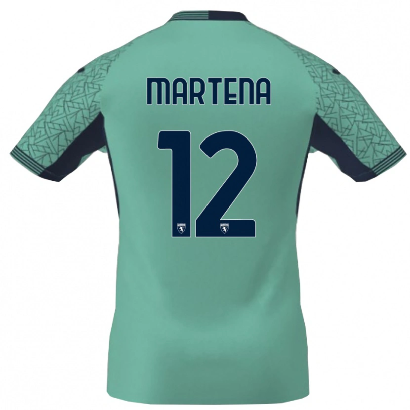 Danxen Niño Camiseta Gabriele Martena #12 Laguna Azul Portero Equipación 2025/26 La Camisa