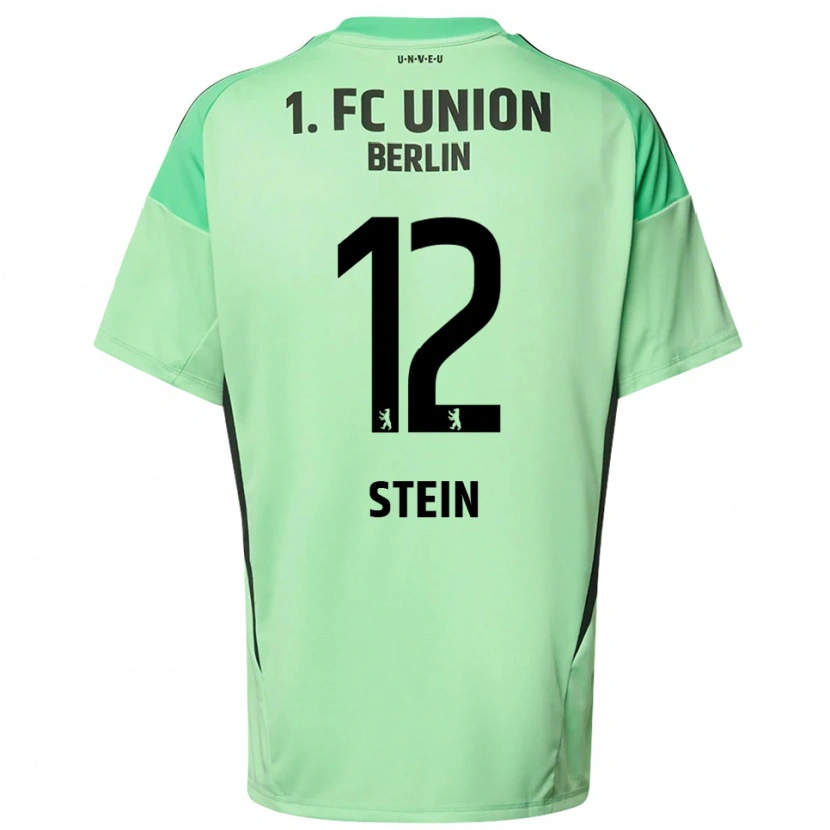 Danxen Niño Camiseta Yannic Stein #12 Verde Claro Negro Portero Equipación 2025/26 La Camisa