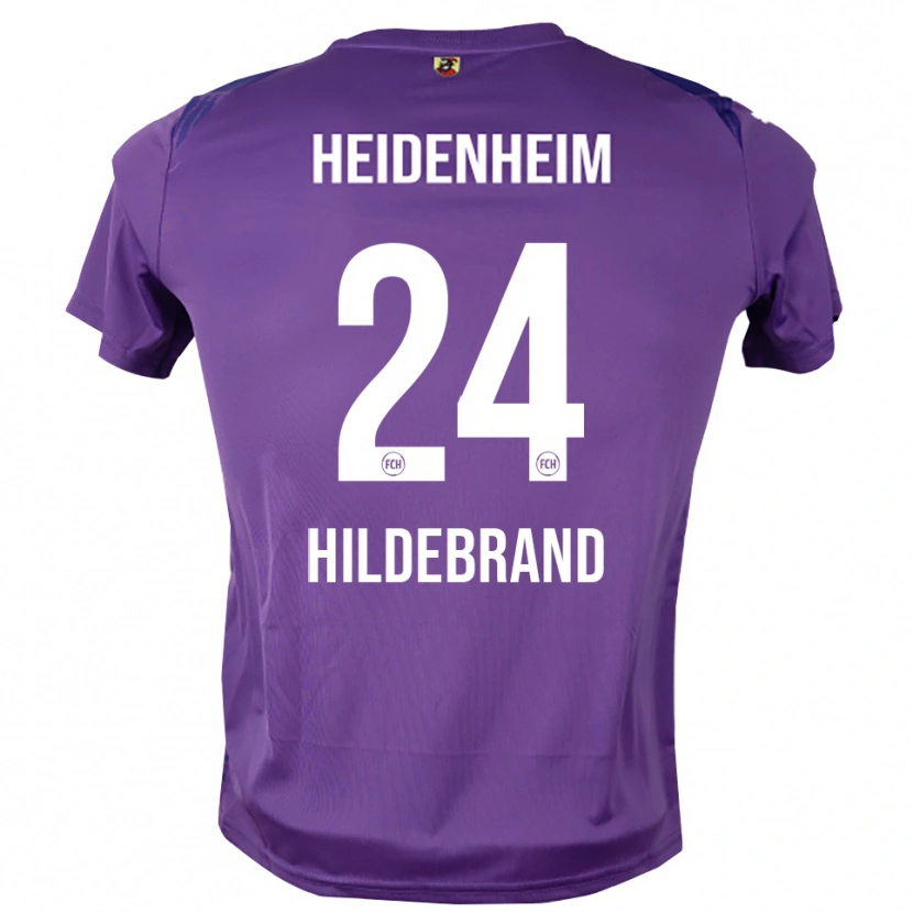 Danxen Niño Camiseta Jan Hildebrandt #24 Malva Medio Portero Equipación 2025/26 La Camisa
