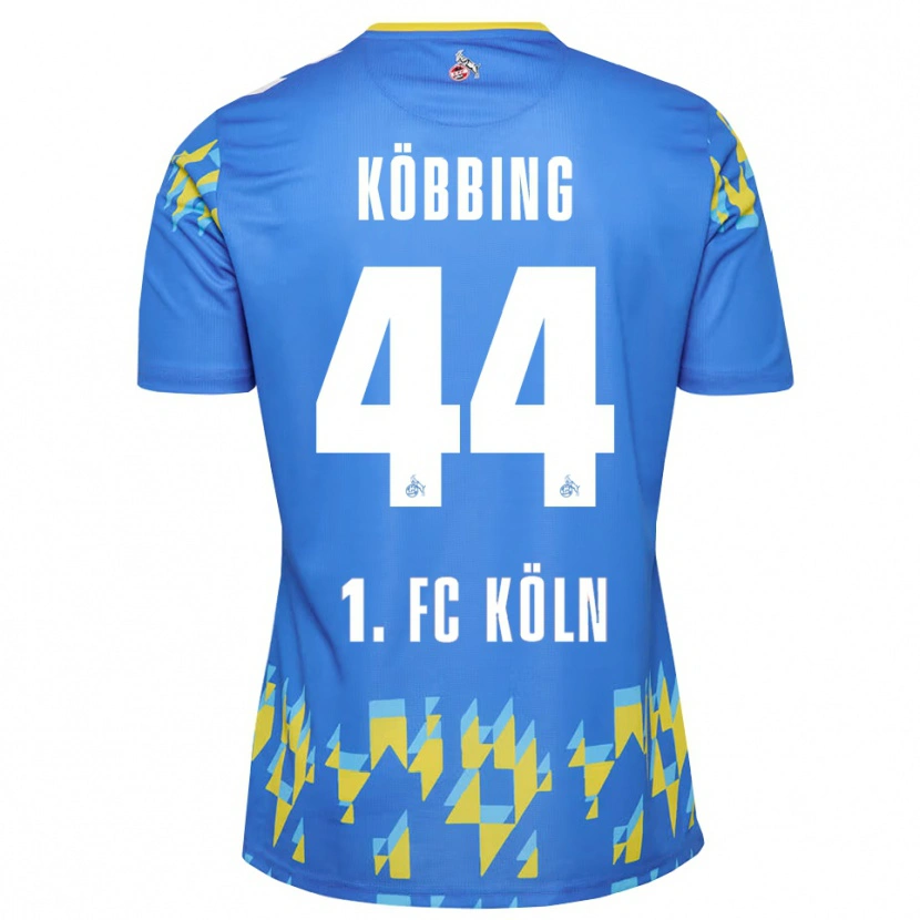 Danxen Niño Camiseta Matthias Köbbing #44 Azul Cornflower Portero Equipación 2025/26 La Camisa