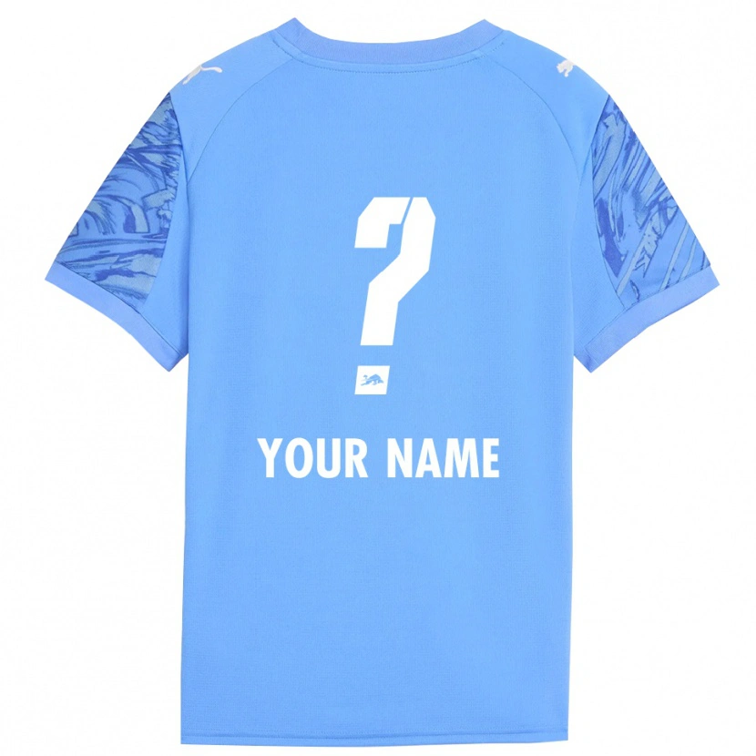 Danxen Niño Camiseta RB Leipzig Azul Real Rojo Portero Equipación 2025/26 La Camisa