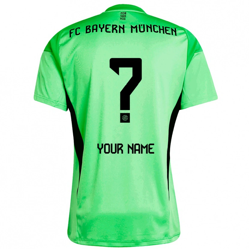 Danxen Niño Camiseta Bayern Munich Verde Primavera Medio Portero Equipación 2025/26 La Camisa