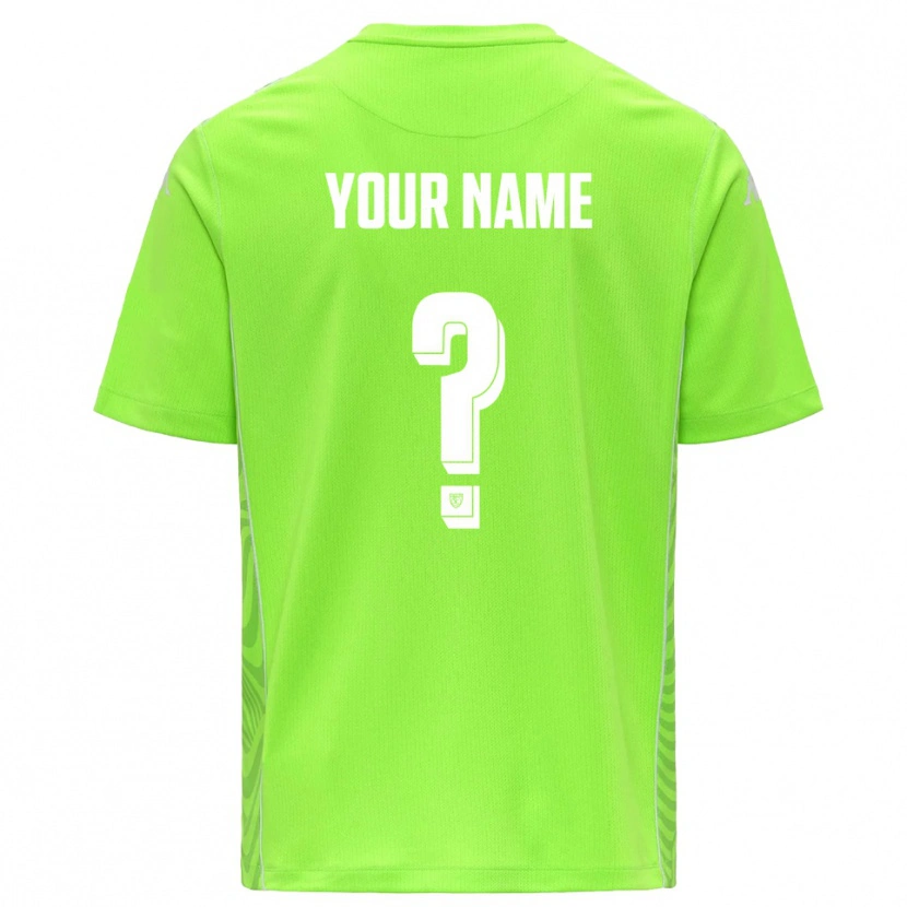 Danxen Niño Camiseta Spezia Calcio Verde Césped Blanco Portero Equipación 2025/26 La Camisa