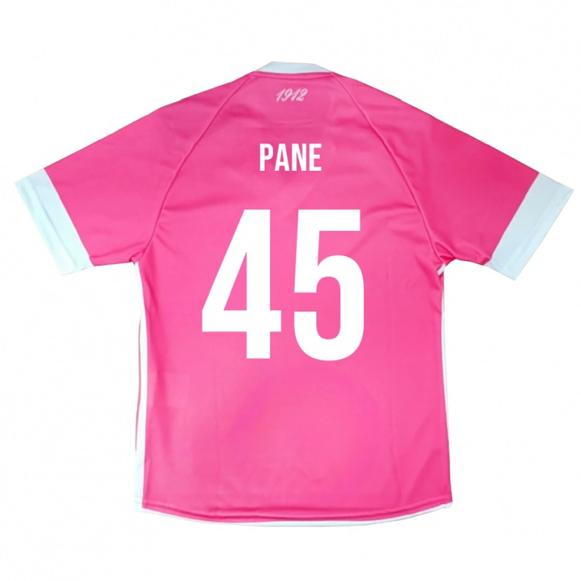 Danxen Niño Camiseta Pasquale Pane #45 Rosa Intenso Blanco Portero Equipación 2025/26 La Camisa