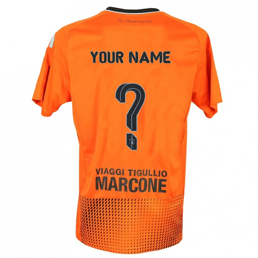 Danxen Niño Camiseta Virtus Entella Naranja Oscuro Azul Portero Equipación 2025/26 La Camisa