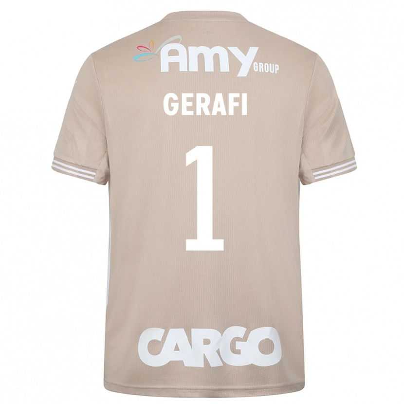 Danxen Niño Camiseta Yoav Gerafi #1 Madera De Nogal Portero Equipación 2025/26 La Camisa