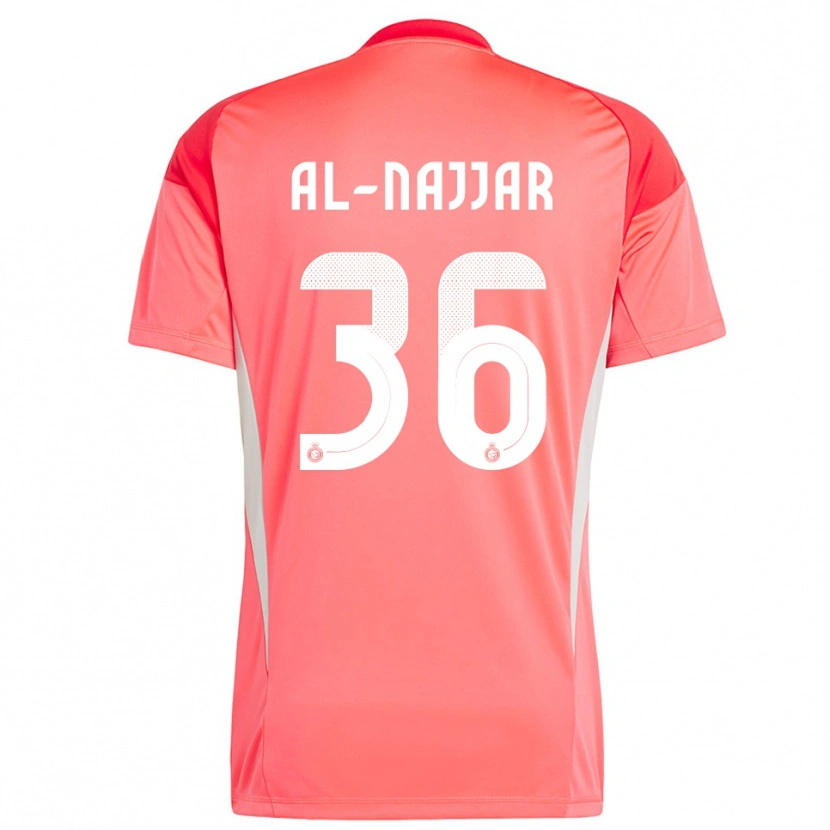 Danxen Niño Camiseta Raghed Al-Najjar #36 Naranja Rojo Amarillo Portero Equipación 2025/26 La Camisa