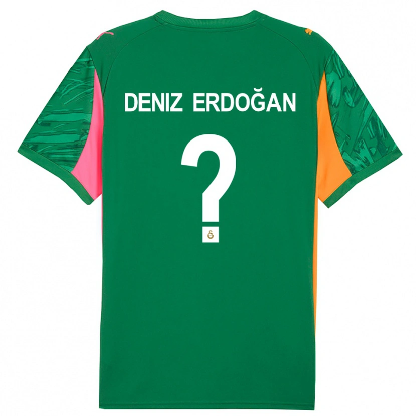 Danxen Niño Camiseta Ali Deniz Erdoğan #0 Verde Naranja Rosa Portero Equipación 2025/26 La Camisa