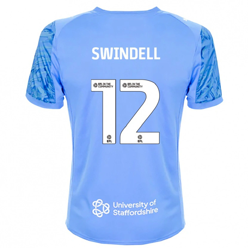 Danxen Niño Camiseta Chloe Swindell #12 Azul Real Portero Equipación 2025/26 La Camisa