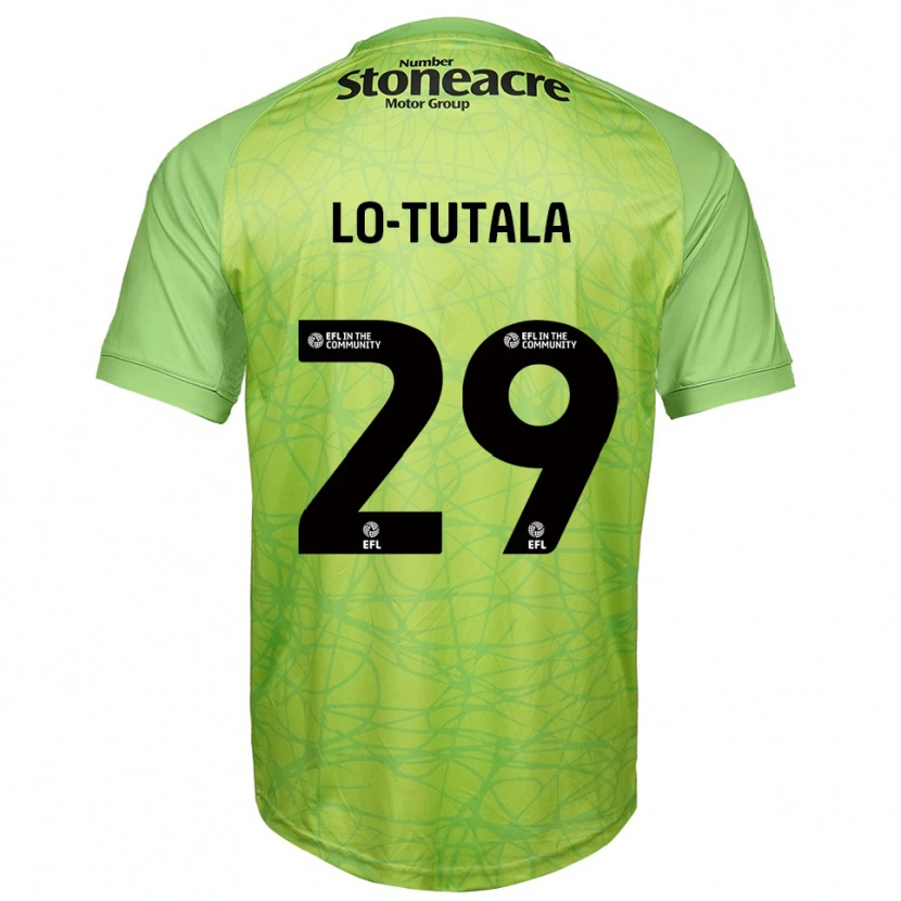 Danxen Niño Camiseta Thimothée Lo-Tutala #29 Verde Claro Portero Equipación 2025/26 La Camisa