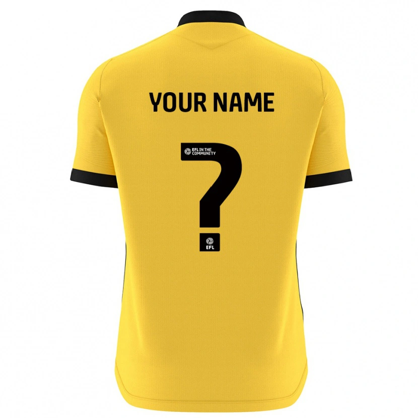 Danxen Niño Camiseta Bristol Rovers Negro Amarillo Portero Equipación 2025/26 La Camisa