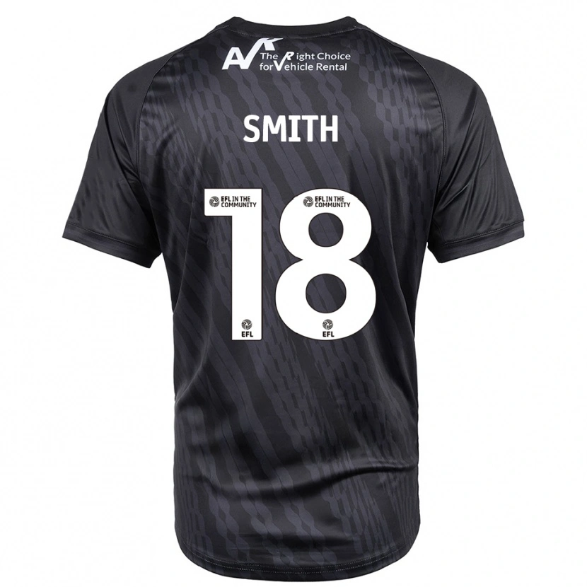 Danxen Niño Camiseta Katy Smith #18 Blanco Negro Portero Equipación 2025/26 La Camisa