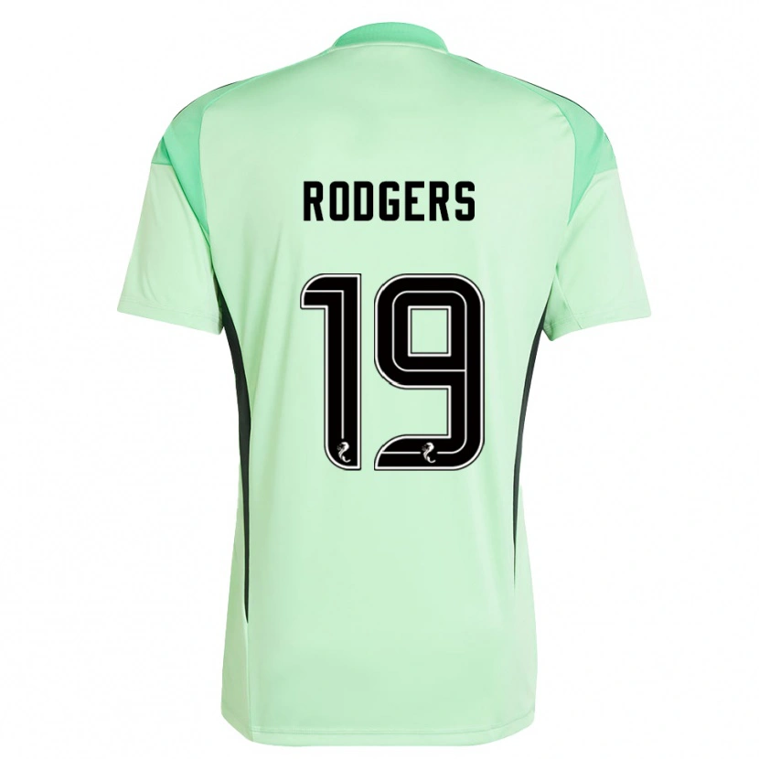 Danxen Niño Camiseta Lisa Rodgers #19 Negro Verde Claro Portero Equipación 2025/26 La Camisa